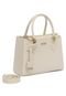 Bolsa Feminina Transversal E Carteira Mine Creme Selten - Marca Selten