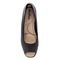 Sapato Peep Toe Usaflex Feminino Em Couro Salto Bloco Textura MM1504 - Marca Usaflex
