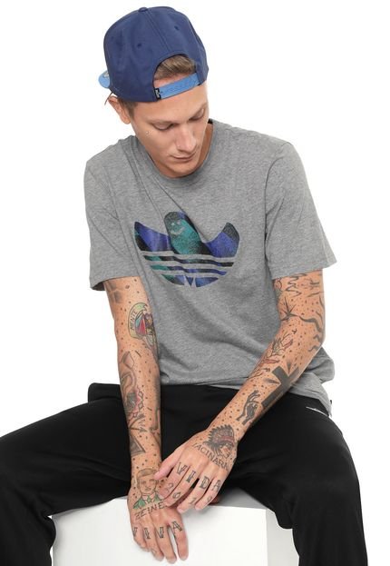 Camiseta adidas Skateboarding Shmoo Fill Cinza - Marca adidas Skateboarding