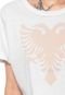 Camiseta Cropped Cavalera Águia Branca - Marca Cavalera