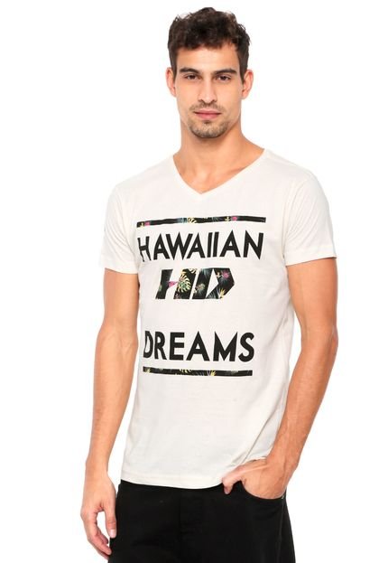 Camiseta HD Slim Gv Cinza/Branca - Marca HD