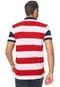 Camisa Polo Tommy Hilfiger Reta Listrada Branca/Vermelha - Marca Tommy Hilfiger