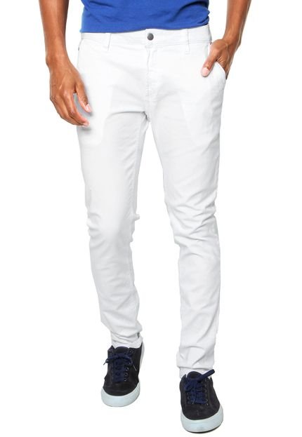 Calça Calvin Klein Jeans Pespontos Branca - Marca Calvin Klein Jeans