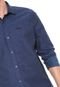 Camisa Acostamento Reta Bordada Azul-marinho - Marca Acostamento