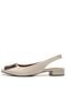 Scarpin Couro Jorge Bischoff Fivela Off-White - Marca Jorge Bischoff