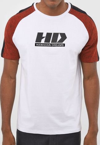 Camiseta HD Hawaiian Breams Branca