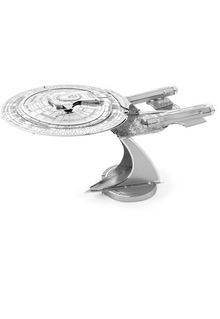 Mini Réplica de Montar Fascinations Star Trek U.S.S. Enterprise NCC-1701-D Prata - Marca Fascinations