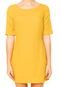 Vestido FARM T-Shirt Decote Amarelo - Marca FARM