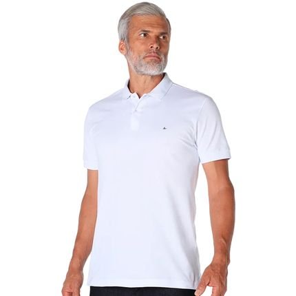 Camisa Polo Aramis Basic Piquet Branco Masculino - Marca Aramis