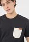 Camiseta Rusty Card Preta/Off-White - Marca Rusty