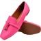 Sapato Feminino Mocassim Donatella Shoes Confort Bico Quadrado Azaleia Pingente - Marca Donatella Shoes