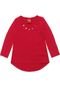 Camiseta Kyly Menina Lisa Vermelha - Marca Kyly