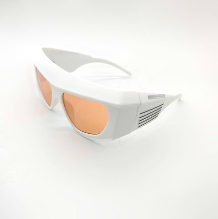 Óculos Solar Stylos Prorider Branco com Lente Laranja Marrom - ESQ24 - Marca Prorider