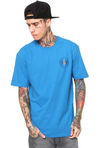 Camiseta Volcom Space Time Azul