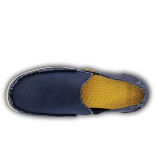 Sapato Crocs Santa Cruz Mens Azul/Bege.