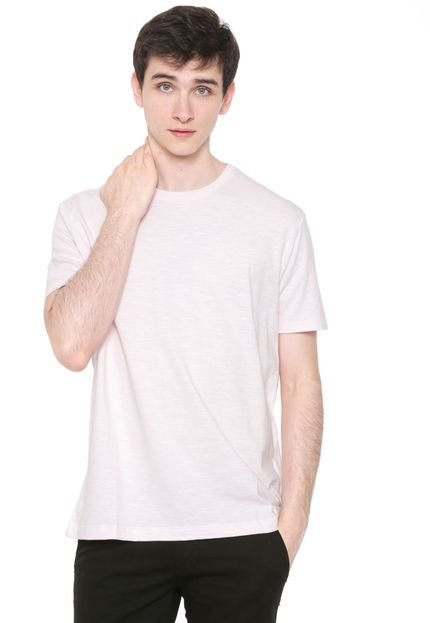 Camiseta Calvin Klein Básica Rosa - Marca Calvin Klein
