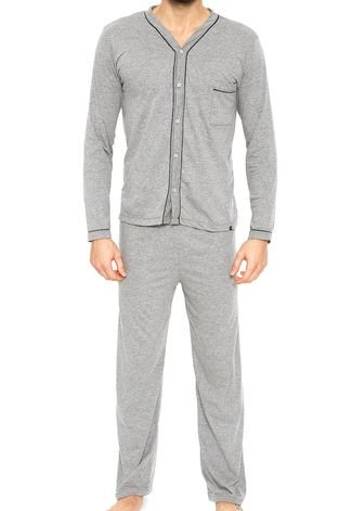 Pijama Lupo Comfort Cinza