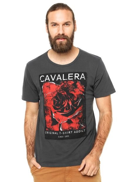 Camiseta Manga Curta Cavalera Rosa Cinza - Marca Cavalera