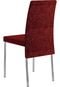 Kit 2 Cadeiras 306 Tecido Floral Móveis Carraro Vermelho - Marca Móveis Carraro