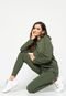 Conjunto Salvatore Comfy Com Casaco Capuz e Jogger Moletinho Verde - Marca Salvatore Fashion