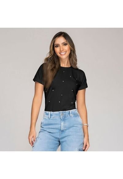 BLUSA TRUCCOS JEANS MUJER B09006060 NEGRO Compra Ahora Dafiti