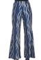 Calça Mercatto Pantalona Estampada Azul-marinho - Marca Mercatto