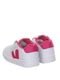 Tenis Infantil Sapato de Menina Juvenil Listra Rosa cor Branca - Marca Pemania
