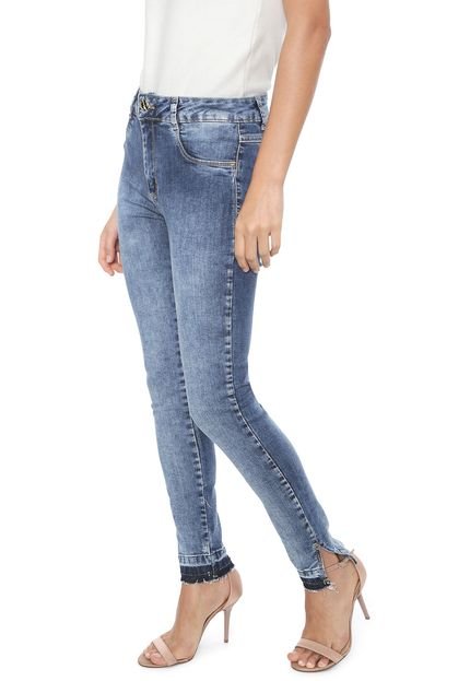 Calça Jeans Sawary Skinny Shac Azul - Marca Sawary