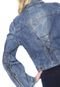 Jaqueta Jeans Cropped Carmim Sagres Azul - Marca Carmim