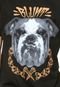 Camiseta Manga Curta Blunt Bulldog Chain Preta - Marca Blunt