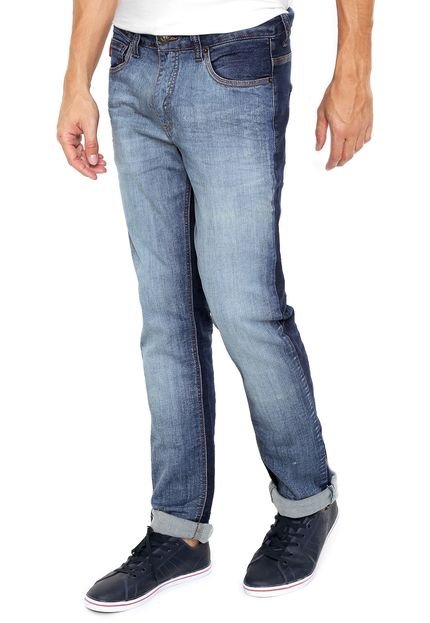 Calça Jeans Reserva Slim Estonada Azul - Marca Reserva