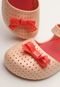 Sapatilha Infantil Mini Melissa Furadinha Pop Bb Nude - Marca Mini Melissa