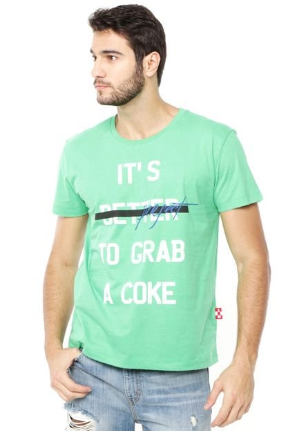 Camiseta Coca-Cola Jeans It's Verde - Marca Coca-Cola Jeans