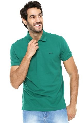 Camisa Polo Sommer Logo Verde