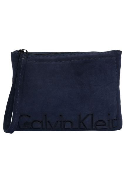 Clutch Calvin Klein Azul - Compre Agora | Dafiti Brasil