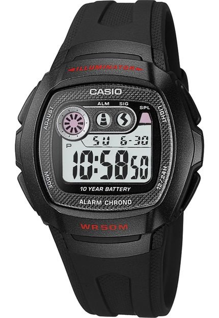 Relógio Casio W2101CVDF Preto - Marca Casio