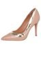 Scarpin Couro Santa Lolla Metalizado Nude - Marca Santa Lolla