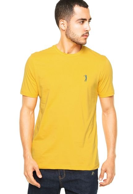 Camiseta Aleatory Manga Curta Amarela - Marca Aleatory