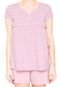 Short-Doll Bela Notte Gestante Rosa - Marca Bela Notte