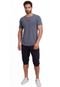 Camiseta Longline Brohood Masculina Malha Grafite - Marca Brohood