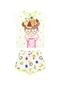 Pijama Infantil Menina Estampado Brilha no Escuro - Marca Alakazoo
