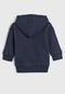 blusa gola alta Infantil GAP Capuz Azul-Marinho - Marca GAP