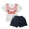 Conjunto Short e Camiseta Roupas de Bebê Verão Para Meninos Azul - Marca Koala Baby