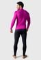 Camisa Térmica Adulto Masculina Segunda Pele Praia Surf Proteção Uv Esportiva 4 Estações Rosa - Marca 4 Estações