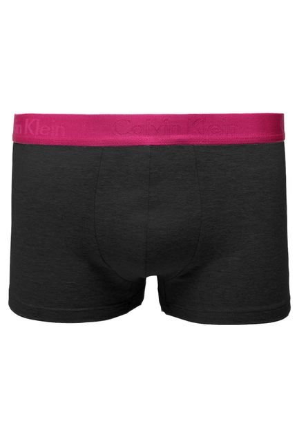 Cueca Calvin Klein Underwear Boxer Trunk Infinite Preta/Rosa - Marca Calvin Klein Underwear