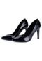 Sapato Feminino Scarpin Salto Bico Fino Elegante Da Moda Preto - Marca Domidona