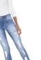 Calça Jeans Biotipo Skinny Estonada Azul - Marca Biotipo