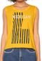 Regata Calvin Klein Jeans Estampada Amarela - Marca Calvin Klein Jeans