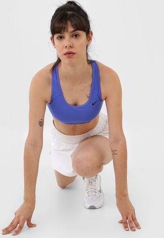 Top Nike Med Non Pad BRA Lilás