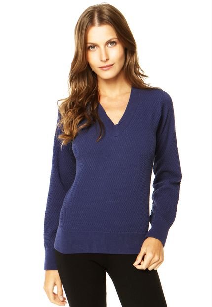 Blusa Sweater Lupo Sem Costura Azul - Marca Lupo